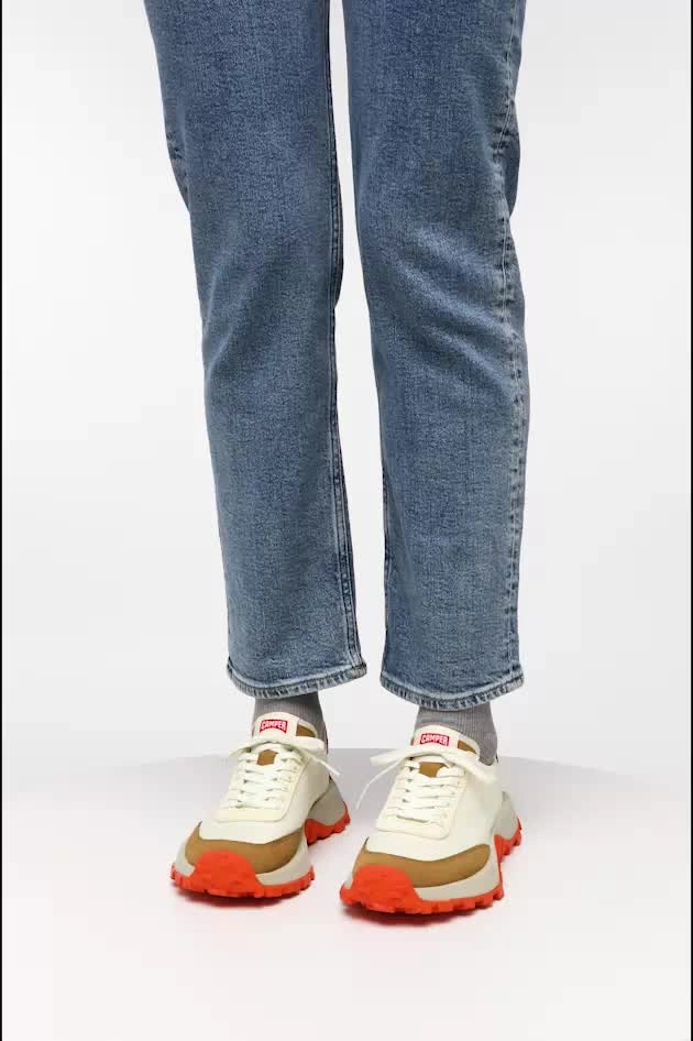 スニーカー CAMPER Woman Sneakers White K201462-028 DRIFT TRAIL VIBRAM 0 Drift Trail White Sneakers for Women - Spring/Summer
