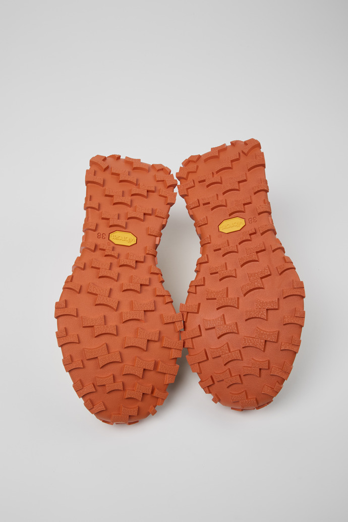 The soles of Drift Trail VIBRAM White textile and nubuck sneakers for women