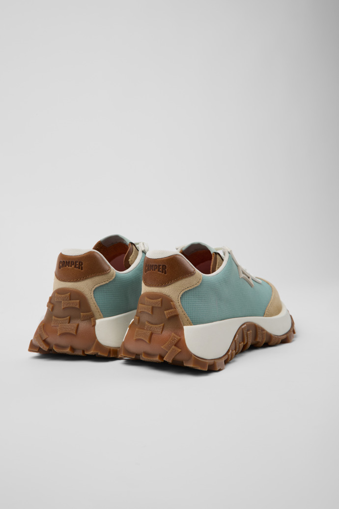 Back view of Drift Trail VIBRAM Multicolor Recycled PET and Nubuck Sneakers for Women.