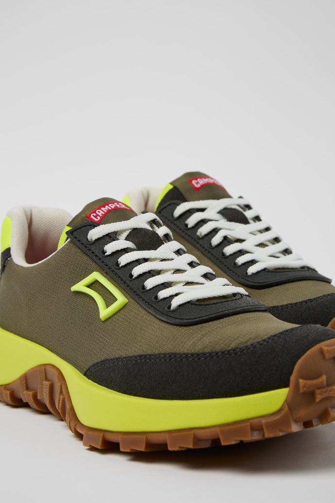 Drift Trail VIBRAM Mehrfarbige Damensneaker aus Recycling-PET und Nubukleder.