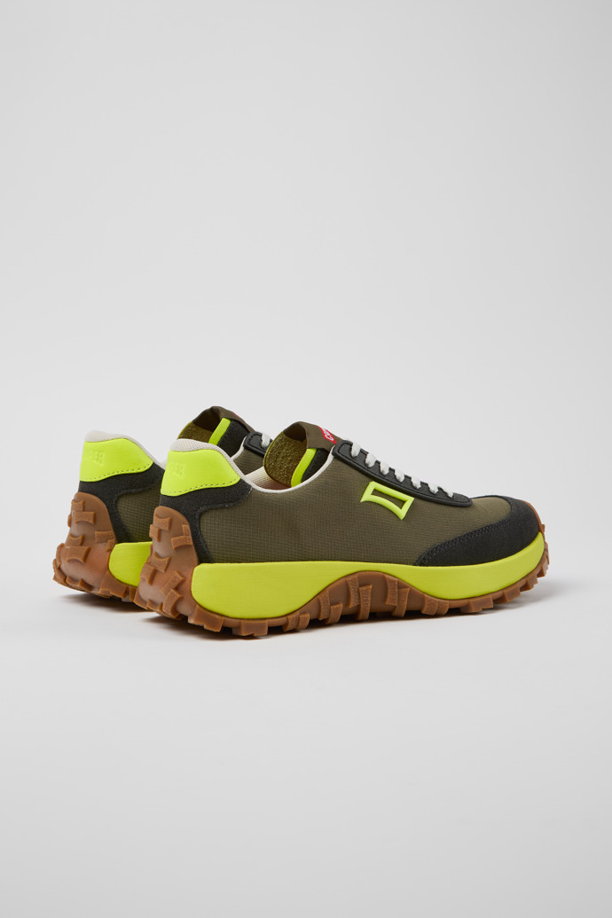 Back view of Drift Trail VIBRAM Multicolor Recycled PET and Nubuck Women's Sneakers.