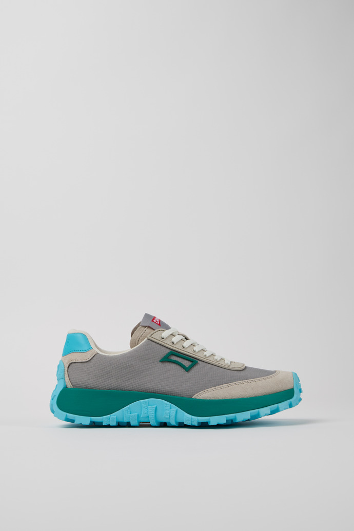 Side view of Drift Trail VIBRAM Multicolor Recycled Nubuck Sneakers for Women.