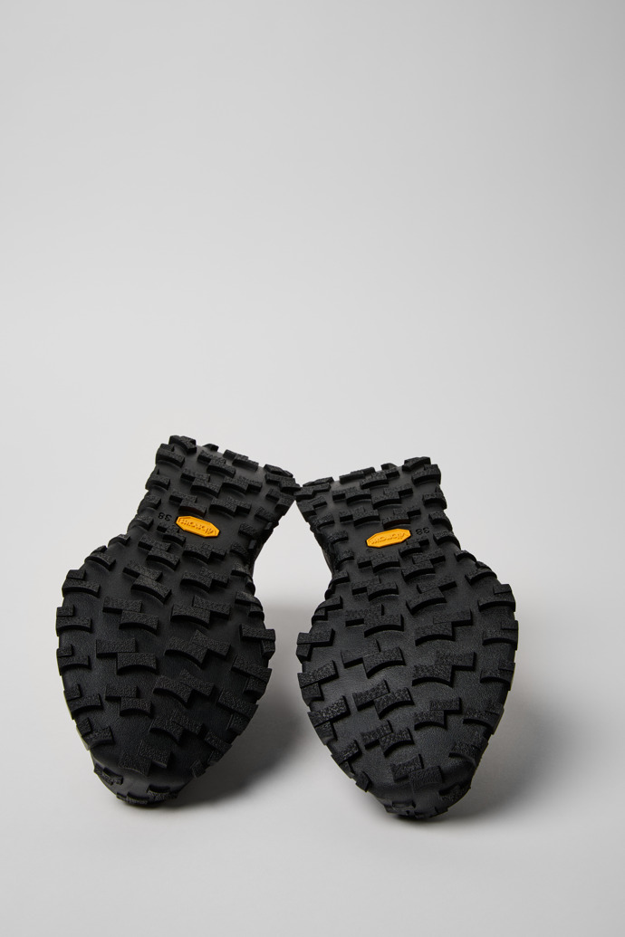 The soles of Twins Multicolor Recycled PET and Leather Sneakers for Women.
