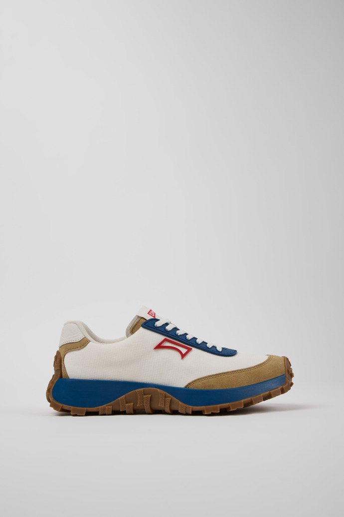 Side view of Drift Trail Multicolor Textile and Nubuck Leather Sneakers for Women.