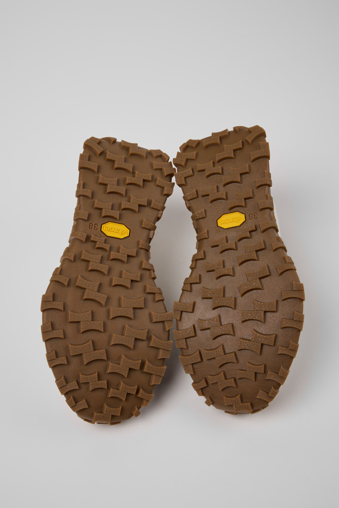 The soles of Drift Trail Multicolor Textile and Nubuck Leather Sneakers for Women.