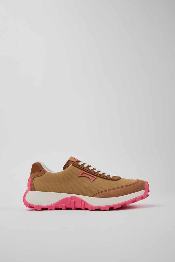 Drift Trail Zapatillas de textil y piel nobuk marrones para mujer.