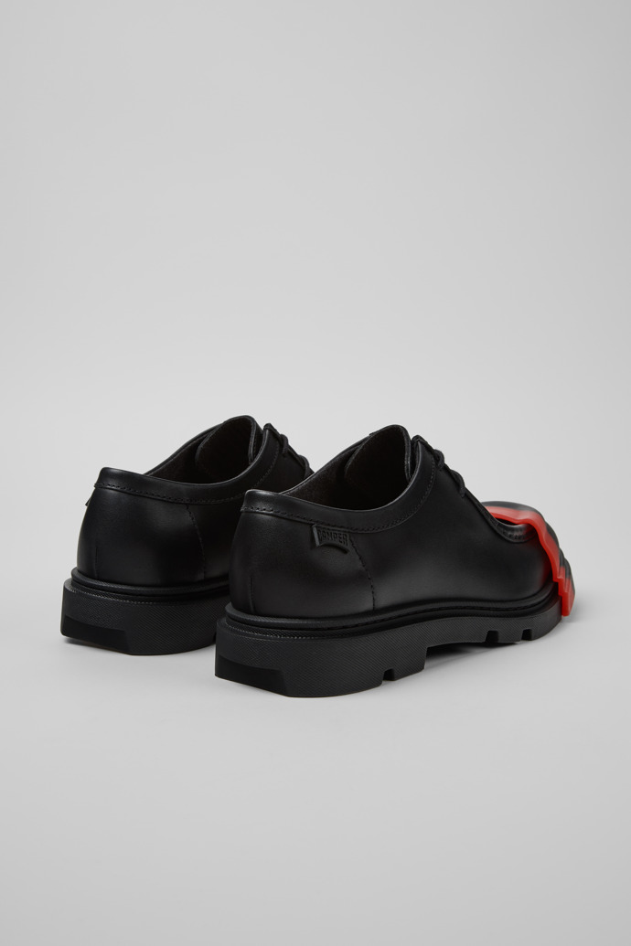 Junction Black Leather Women's Shoe.後面