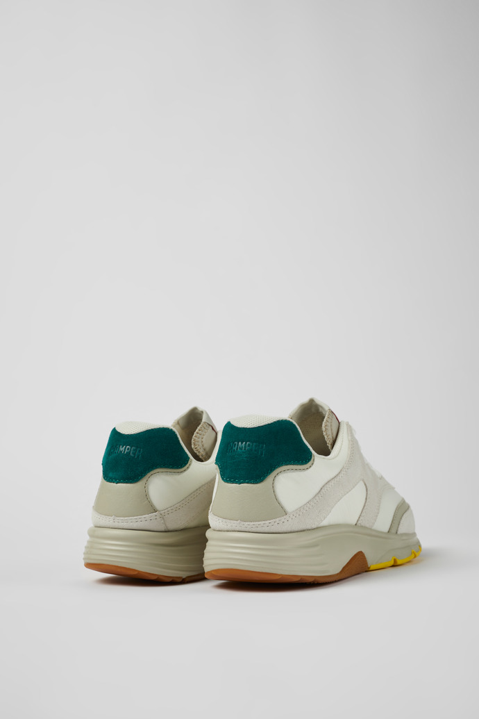 Back view of Drift Multicolored textile and nubuck sneakers for women