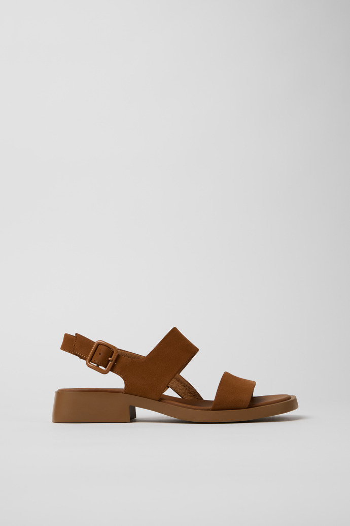 Dana Braune Nubukleder-Sandalen Für Damen.