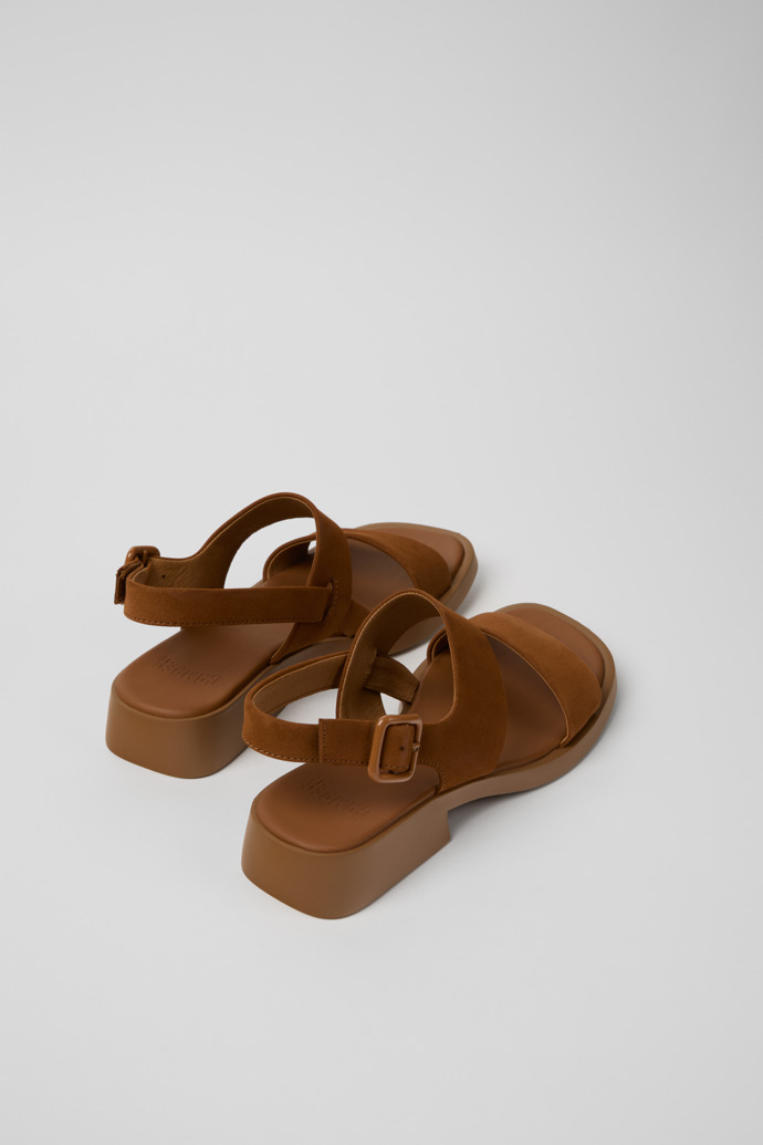 Dana Braune Nubukleder-Sandalen Für Damen.