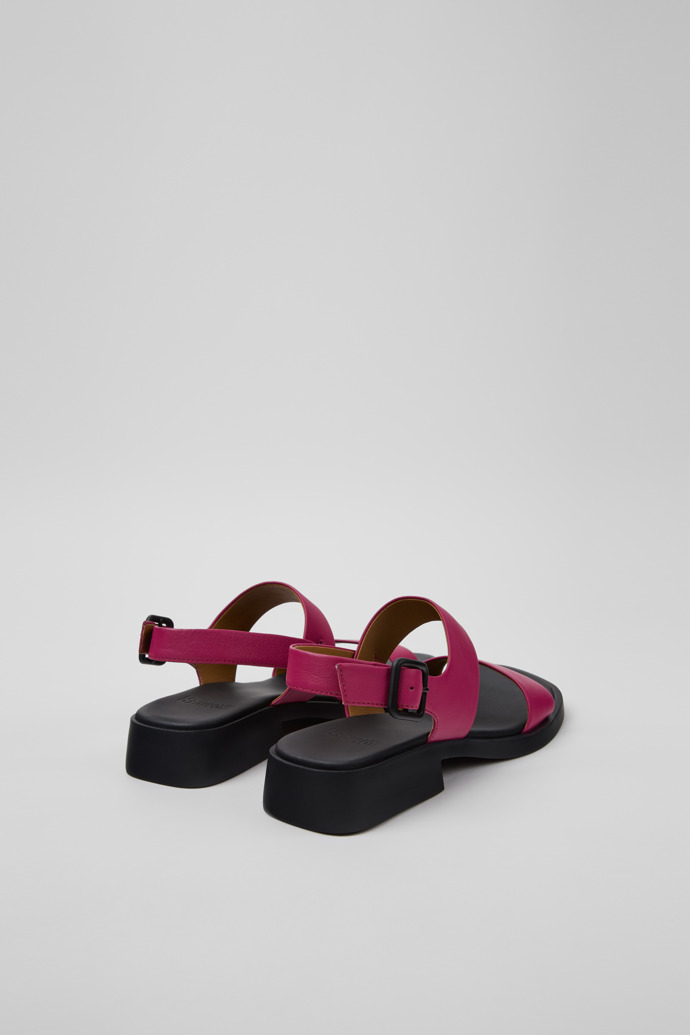 Dana Burgunderrote Ledersandalen Für Damen.