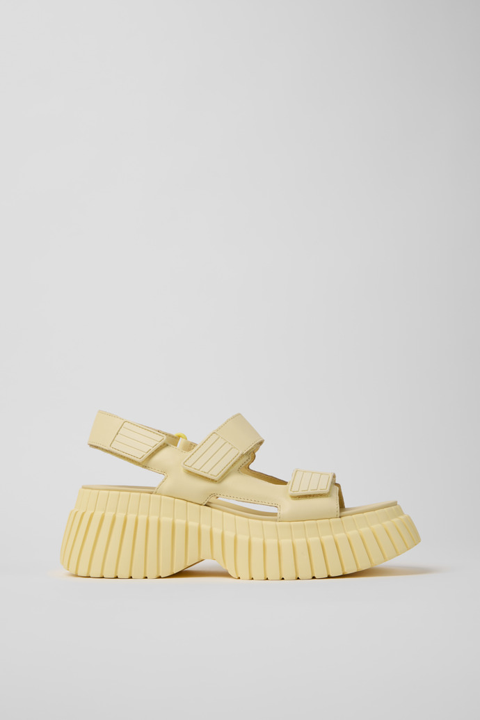 BCN Gele leren damessandaal.