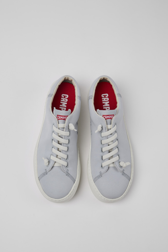 Overhead view of Peu Touring Gray Textile Sneaker for Women