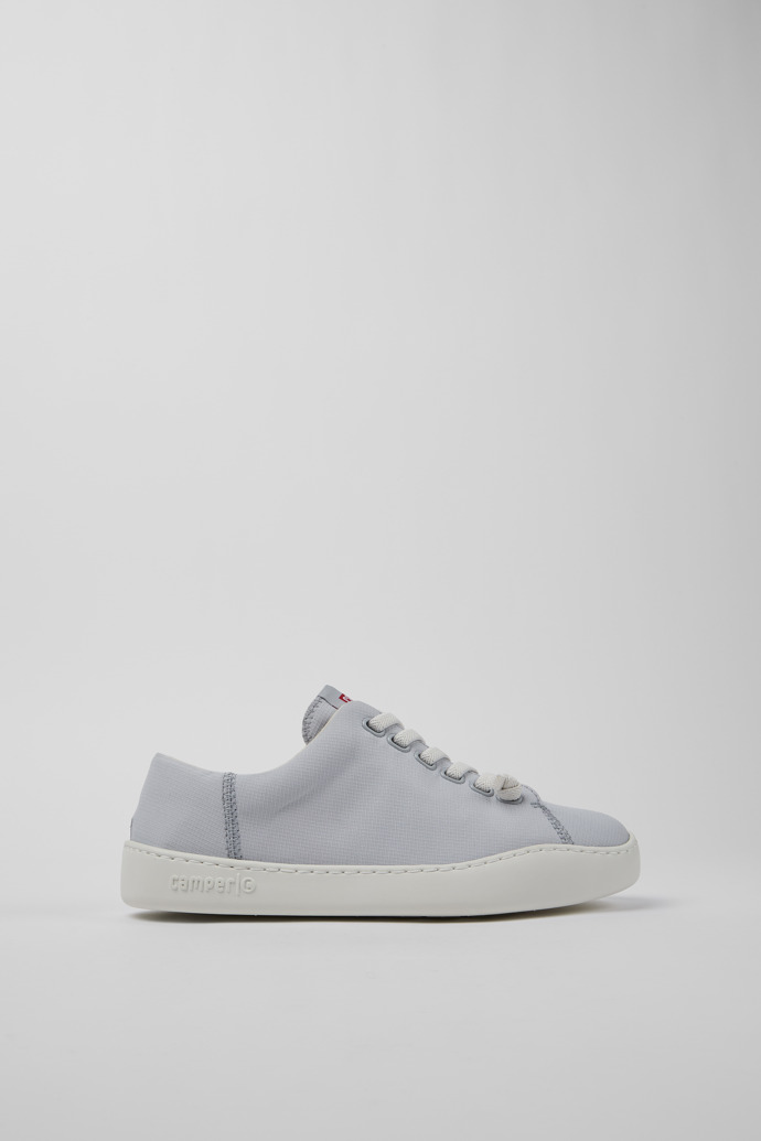 Side view of Peu Touring Gray Textile Sneaker for Women