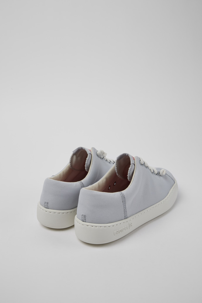 Back view of Peu Touring Gray Textile Sneaker for Women