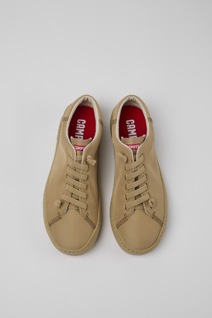 Peu Touring Beige textiel sneaker voor dames