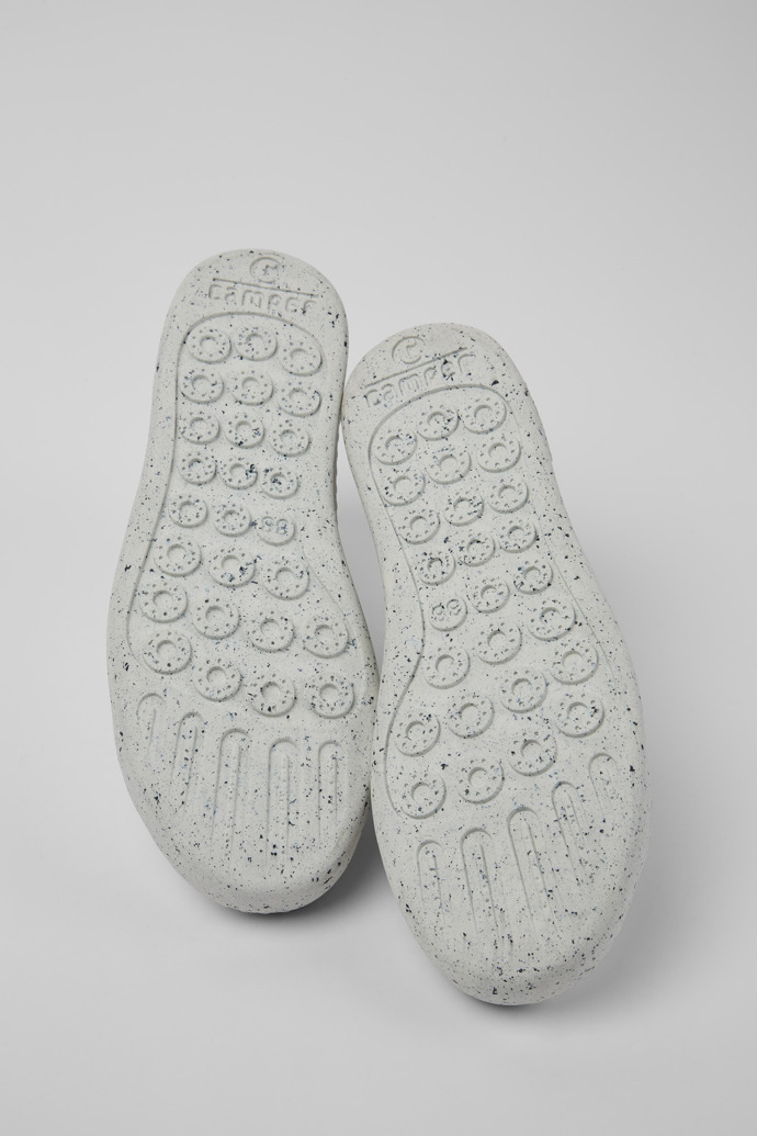 The soles of Peu Touring White Textile Sneaker for Women
