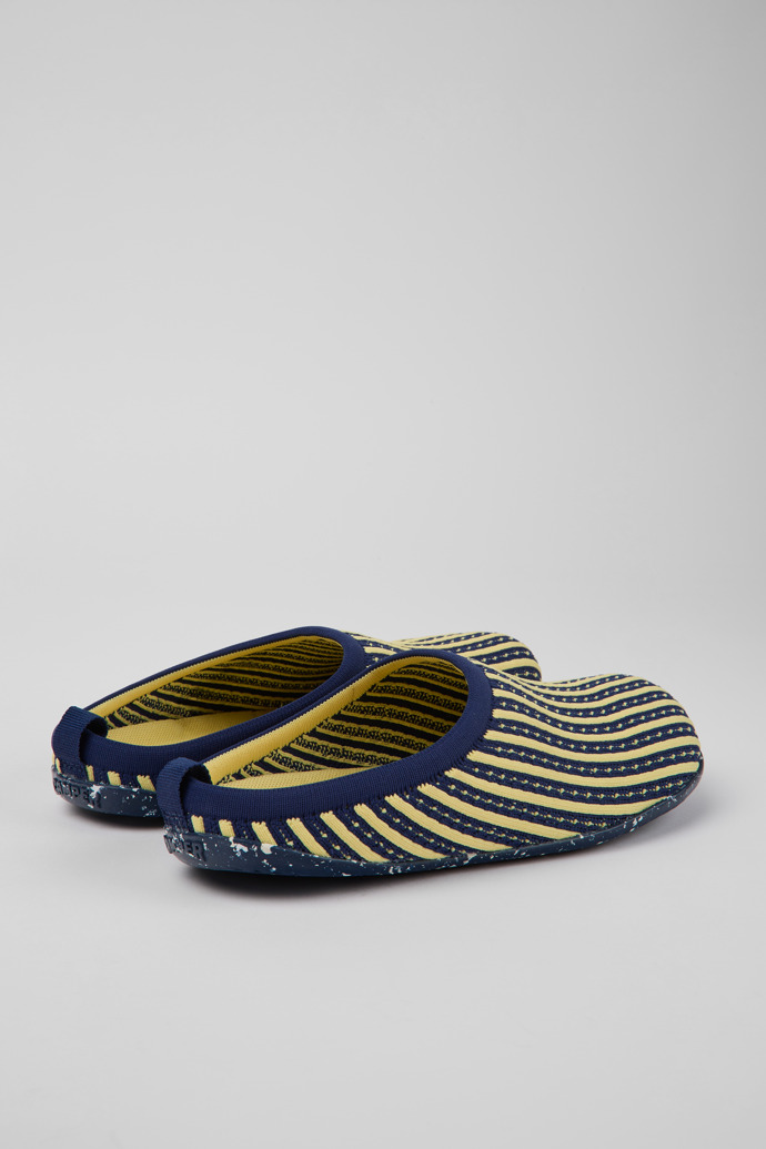 Back view of Wabi Multicolored slippers for women