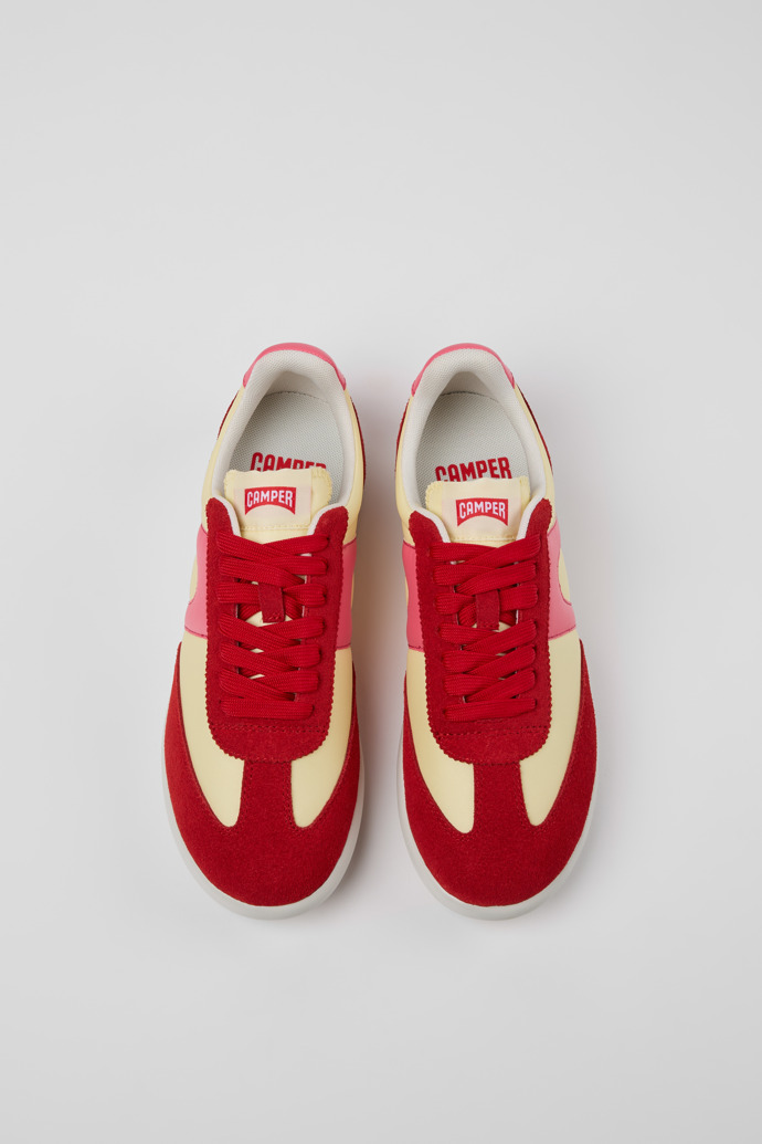 Pelotas Zapatillas multicolor de textil y piel nobuk para mujer.