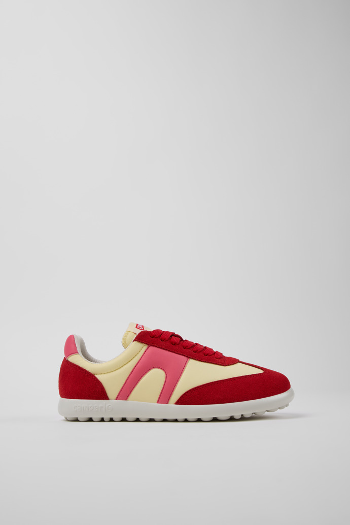 Pelotas Zapatillas multicolor de textil y piel nobuk para mujer.