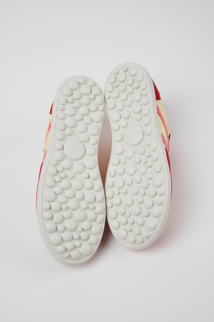 Pelotas Zapatillas multicolor de textil y piel nobuk para mujer.