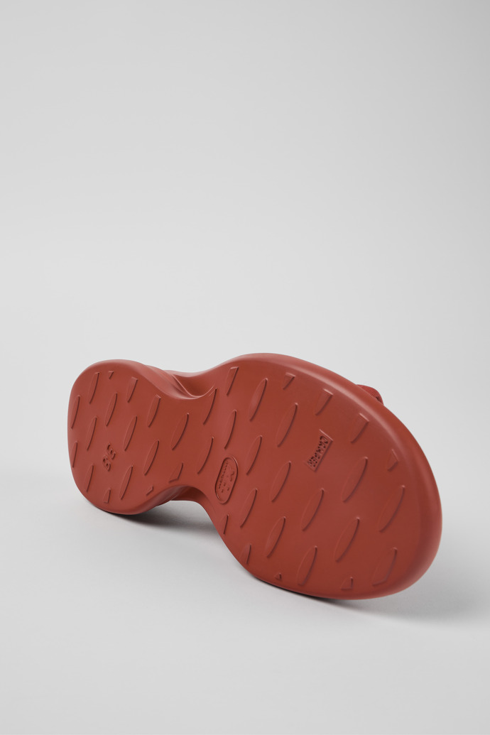 Spiro Sandalo da donna con cinturini incrociati in tessuto rosso