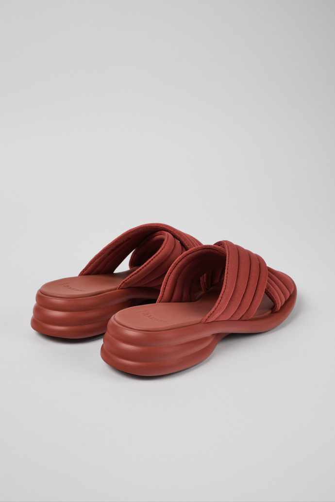 Spiro Sandalo da donna con cinturini incrociati in tessuto rosso