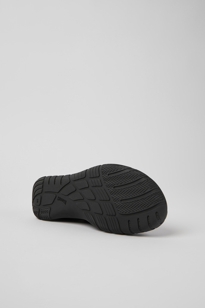 The soles of Peu Path Black textile sneakers for women