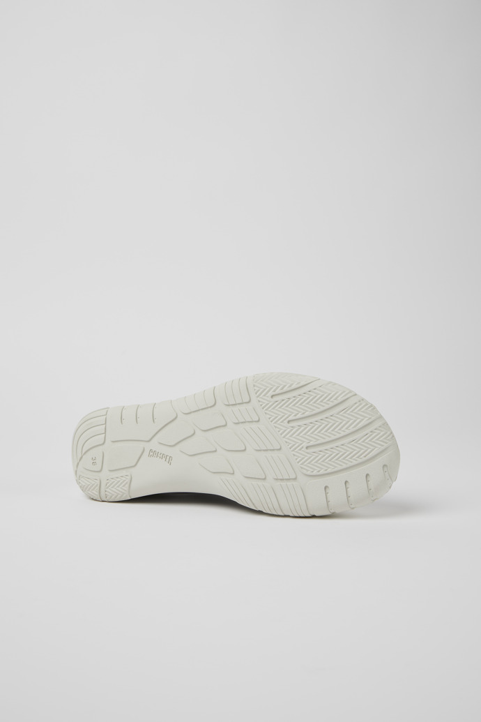 The soles of Path Gray textile sneakers for women
