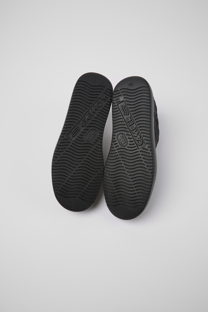The soles of Runner K21 Black textile sneakers for women