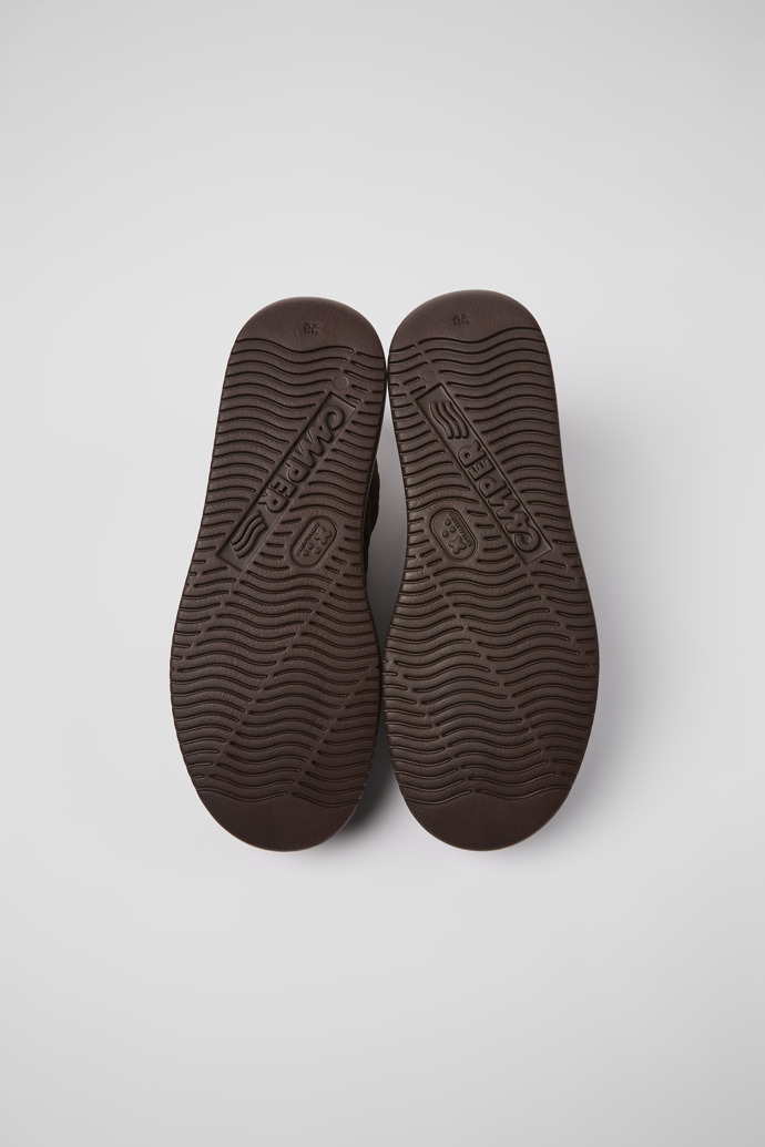 The soles of Runner K21 Burgundy textile sneakers for women