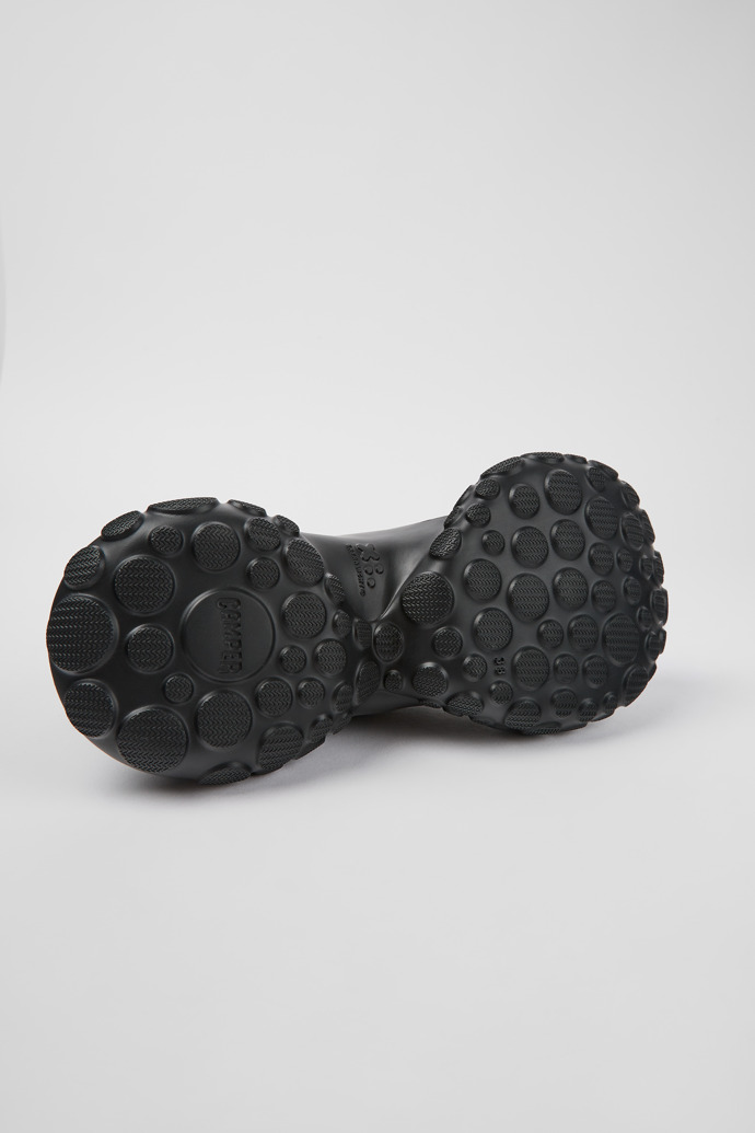 The soles of Pelotas Mars Black Textile/Leather Sneaker for Women