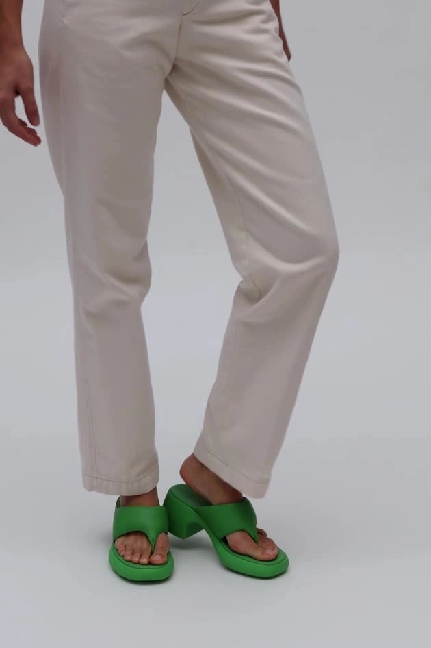 【HELLEN KAMINSKI 】マクラメ編みが爽やか サンダル Onda Slide Onda Platform Slides Whitewash - Helen Kaminski US