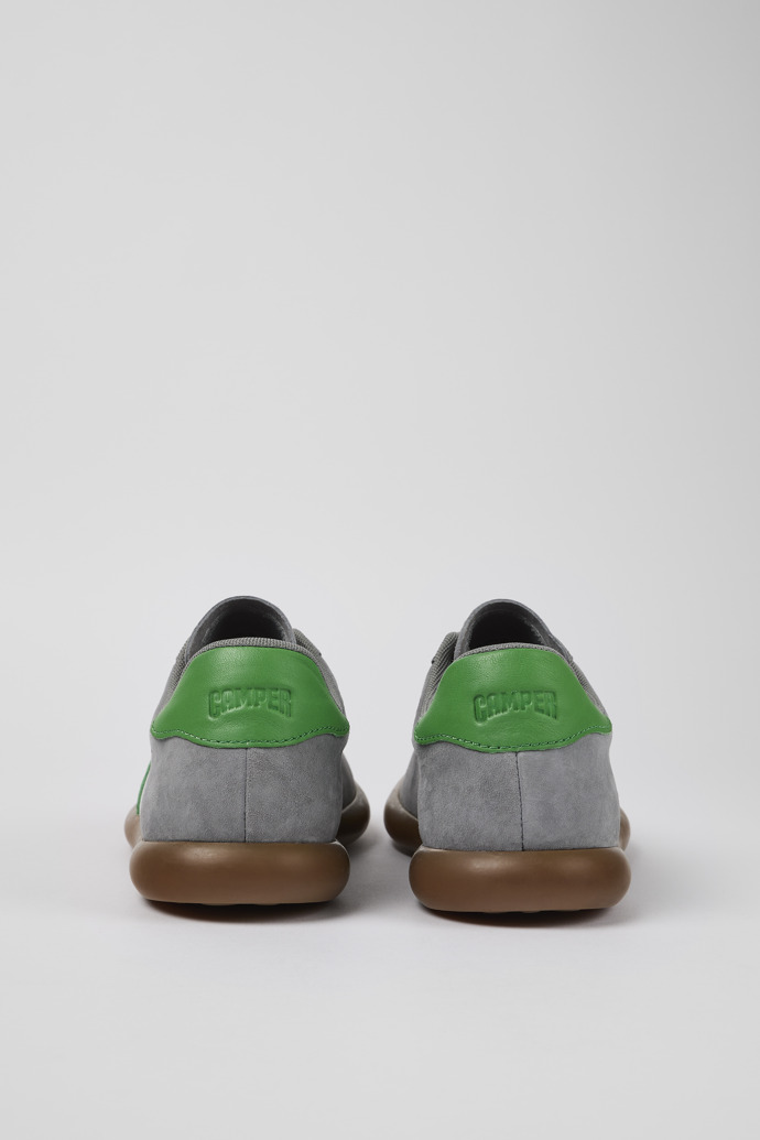 Pelotas Soller Sneaker de nubuc/pell de color gris per a dona
