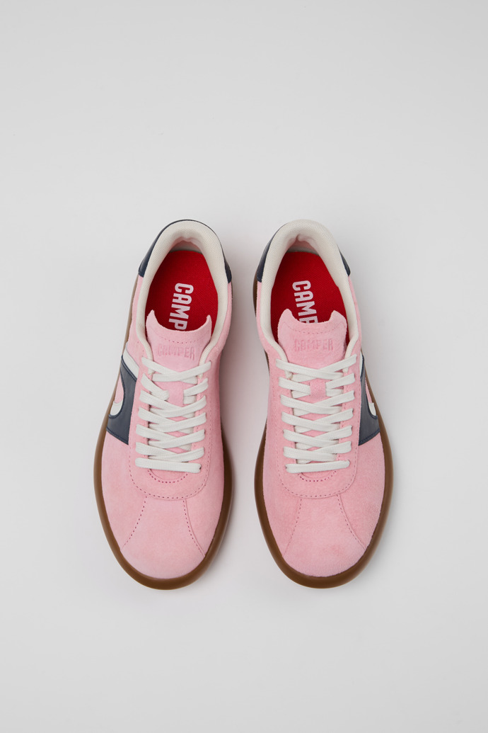 Overhead view of Pelotas Soller Multicolor Nubuck Sneakers for Women.