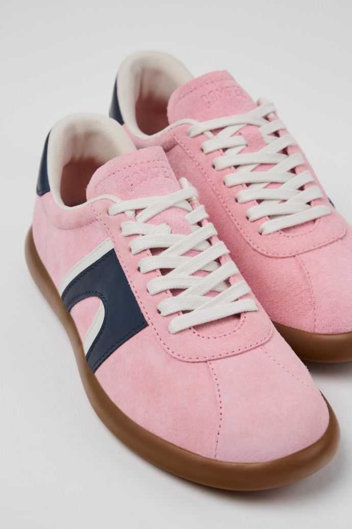 Close-up view of Pelotas Soller Multicolor Nubuck Sneakers for Women.