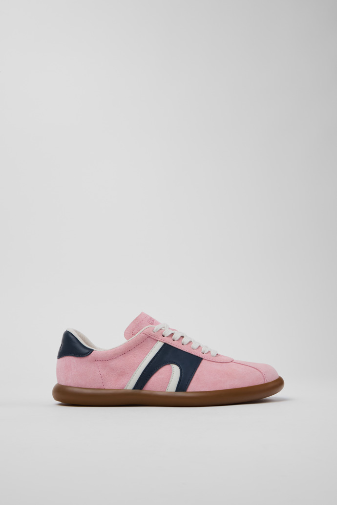 Side view of Pelotas Soller Multicolor Nubuck Sneakers for Women.