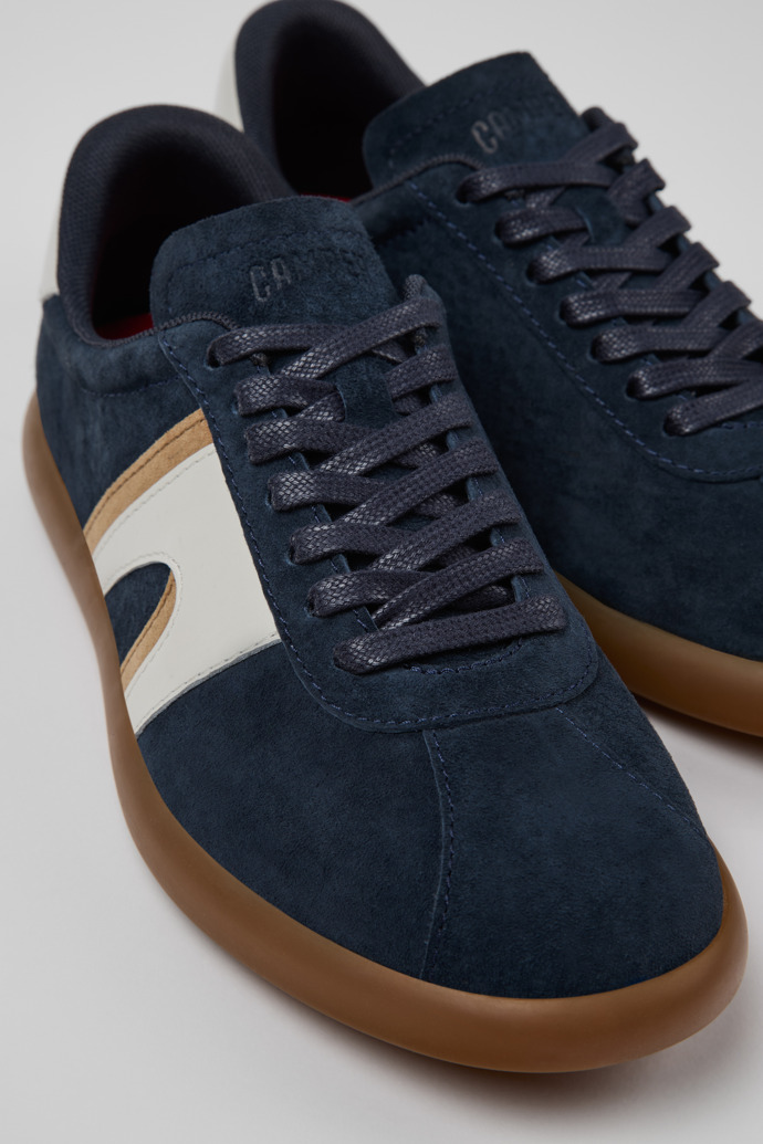 Close-up view of Pelotas Soller Multicolor Nubuck and Leather Women's Sneaker.