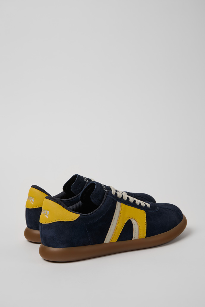 Back view of Pelotas Soller Multicolor Leather Sneakers for Women.