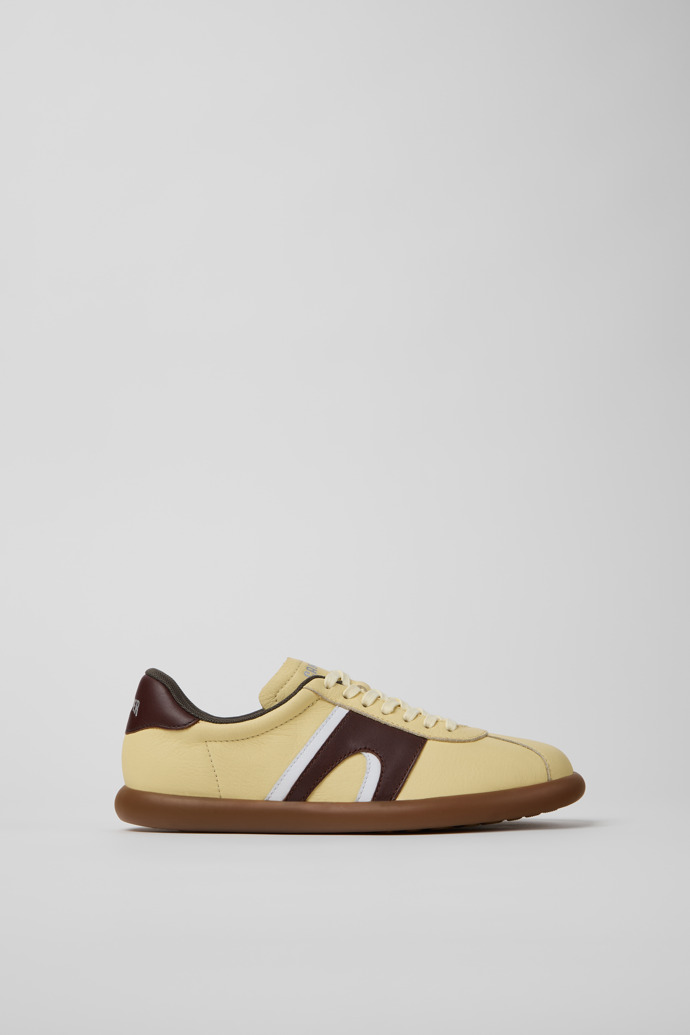 Side view of Pelotas Soller Multicolor Leather Sneakers for Women.