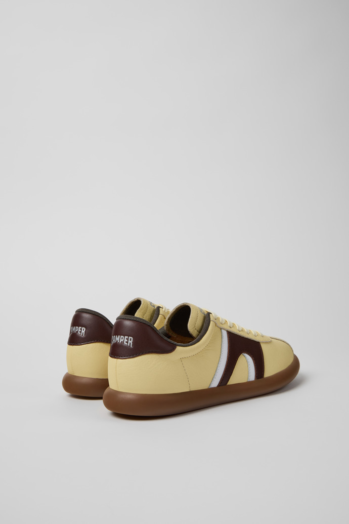 Back view of Pelotas Soller Multicolor Leather Sneakers for Women.