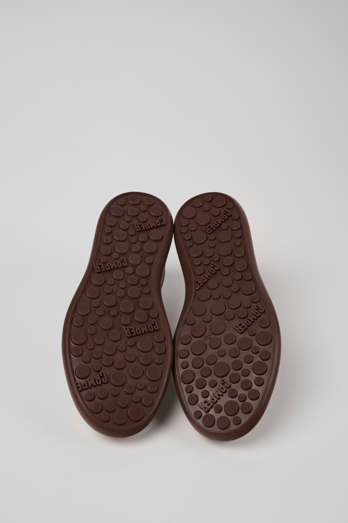 Pelotas Soller Zapatillas de piel y nobuk multicolor para mujer.