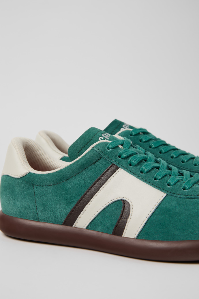 Close-up view of Pelotas Soller Multicolor Nubuck and Leather Sneakers for Women.