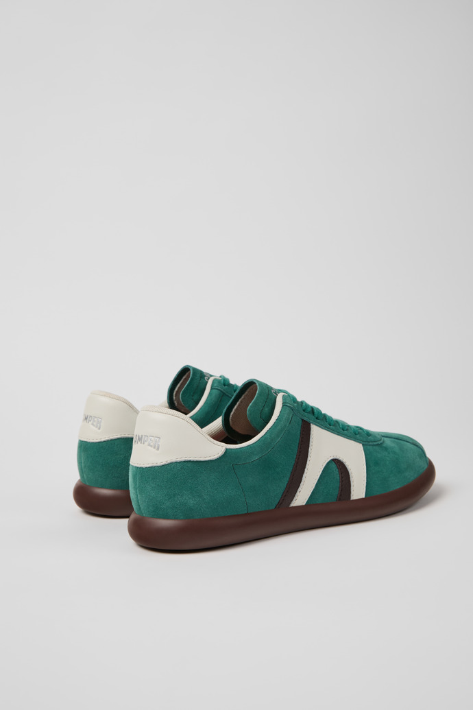 Back view of Pelotas Soller Multicolor Nubuck and Leather Sneakers for Women.