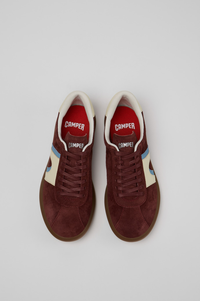 Overhead view of Pelotas Soller Multicolor Nubuck and Leather Sneakers for Women.
