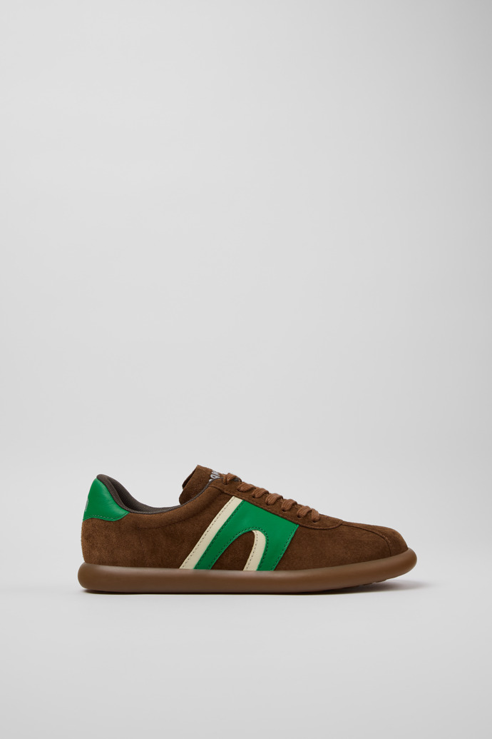 Side view of Pelotas Soller Multicolor Nubuck and Leather Sneakers for Women.