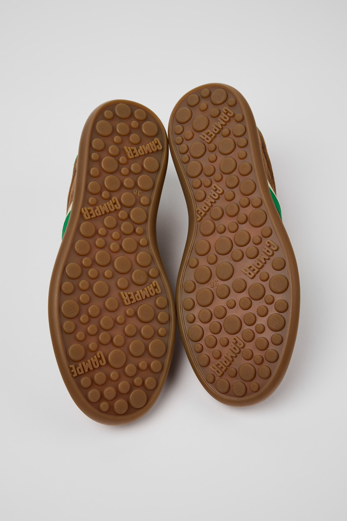 The soles of Pelotas Soller Multicolor Nubuck and Leather Sneakers for Women.