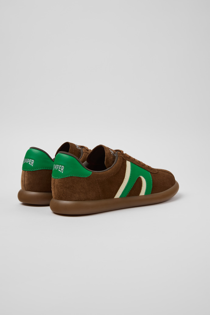 Back view of Pelotas Soller Multicolor Nubuck and Leather Sneakers for Women.