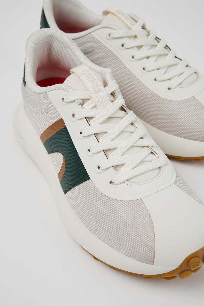 Close-up view of Pelotas Athens Multicolor Stitch Free Sneakers for Women.