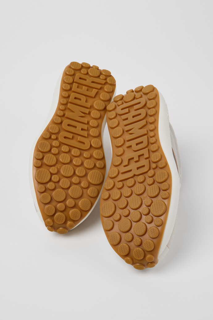 The soles of Pelotas Athens Multicolor Stitch Free Sneakers for Women.